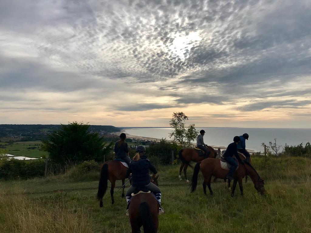 vue du mont canisy promenade a cheval poney deauville blonville trouville 